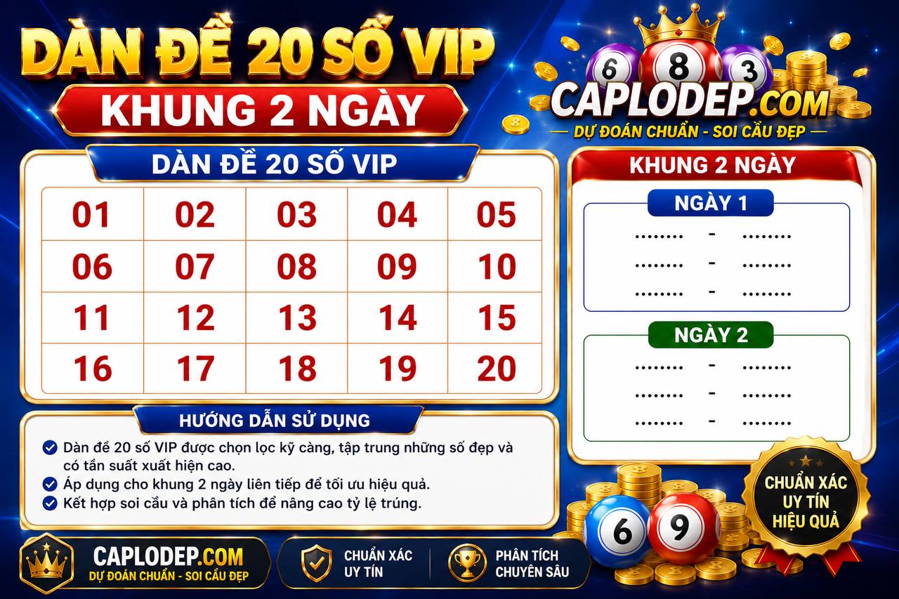 Dàn đề 20 số
