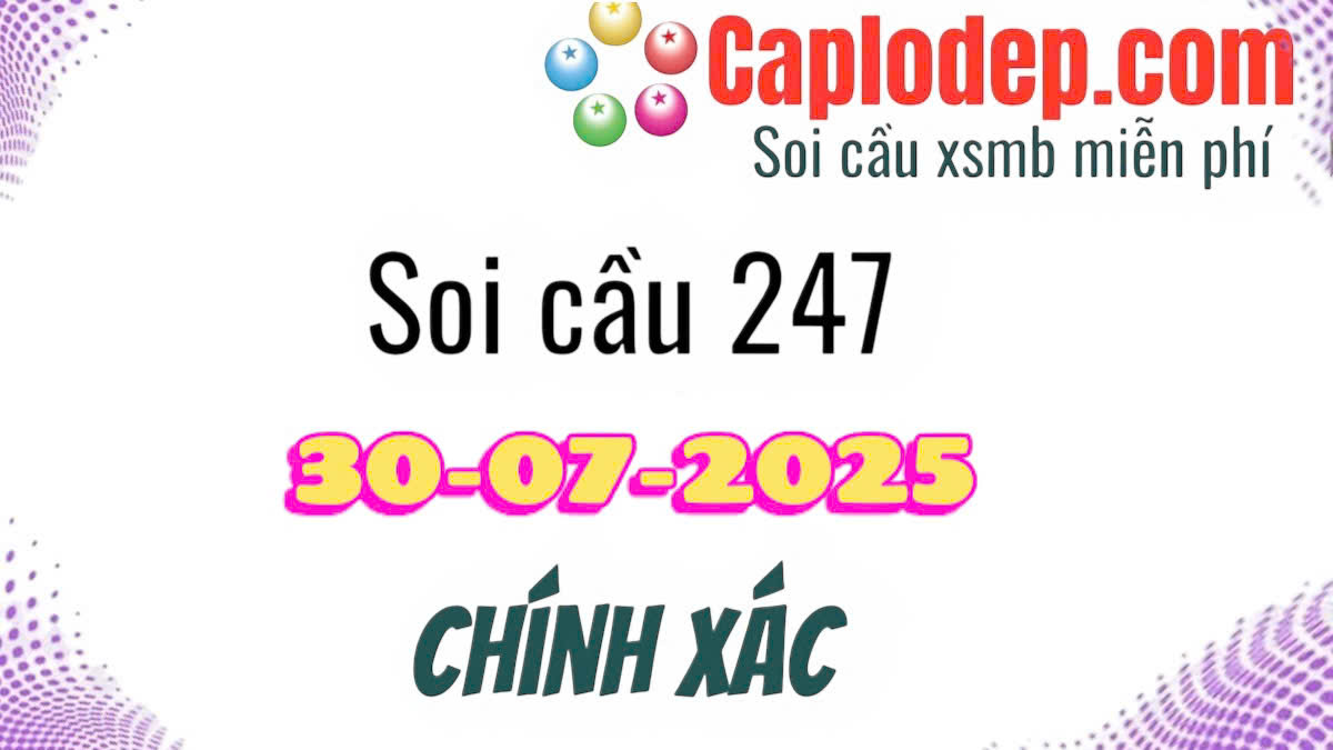dự đoán xsmb ngày 30/07/2025